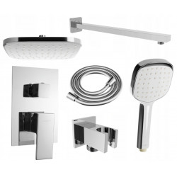 Mexen Uno DR33 set de  dus incastrat  , chrom - 71435DR33-00