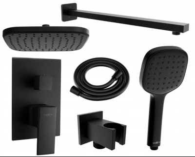 Mexen Uno DR33 set de  dus incastrat  ,  negru - 71435DR33-70