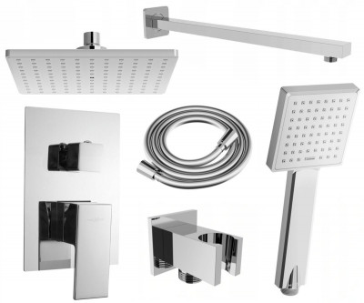 Mexen Uno DR45 set de  dus incastrat  , chrom - 71435DR45-00