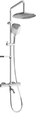 Mexen KX17  un set de Cada- dus  cu cap de  dus  cu efect de ploaie si  robinet termostatic , chrom - 779001791-00