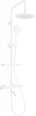 Mexen KT40  un set de Cada- dus  cu cap de  dus  cu efect de ploaie si  robinet termostatic ,  alb - 779004093-20