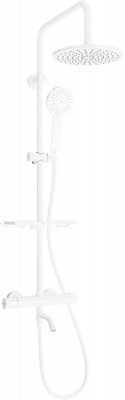 Mexen KT40  un set de Cada- dus  cu cap de  dus  cu efect de ploaie si  robinet termostatic ,  alb - 779004093-20