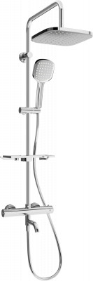 Mexen KT33  un set de Cada- dus  cu cap de  dus  cu efect de ploaie si  robinet termostatic , chrom - 779003393-00