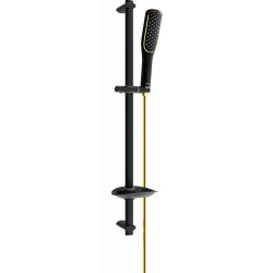 Mexen DB49  set bara de  dus  ,  negru /auriu - 785494584-57 Baterie de dus 467680 Mexen
