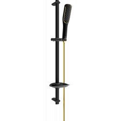 Mexen DB49  set bara de  dus  ,  negru /auriu - 785494584-57 Baterie de dus 467680 Mexen