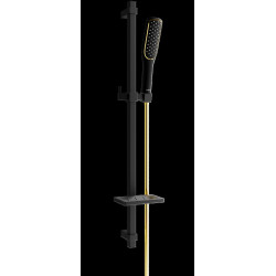 Mexen DQ49  set bara de  dus  ,  negru /auriu - 785494581-57 Baterie de dus 467680 Mexen