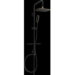 Mexen T49 Coloana  dus ,  negru/auriu - 798494993-75 Baterie de dus 467680 Mexen