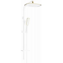 Mexen Q49 Coloana  dus ,  alb /auriu - 798494995-25 Baterie de dus 467680 Mexen