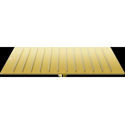 Mexen Slim  Palarie de  dus   30 x 30 cm, auriu  - 79130-50