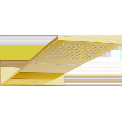 Mexen Waterfall  Palarie de  dus   slim 50 x 22 cm, auriu  - 79190-50 Baterie de dus 467680 Mexen