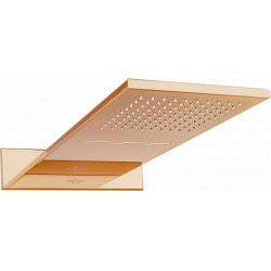 Mexen Waterfall  Palarie de  dus   slim 50 x 22 cm,  rose auriu  - 79190-60 Baterie de dus 467680 Mexen