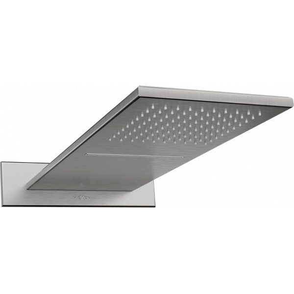 Mexen Waterfall  Palarie de  dus   slim 50 x 22 cm, grafit - 79190-66