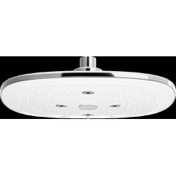 Mexen D-17  Palarie de  dus   24x24 cm, chrom/ alb - 79717-02 Baterie de dus 467680 Mexen