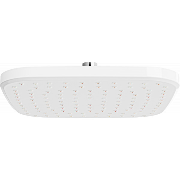 Mexen D-33  Palarie de  dus   23x23 cm, alb/chrom  - 79733-02