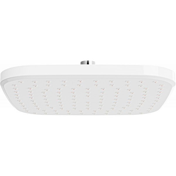 Mexen D-33  Palarie de  dus   23x23 cm, alb/chrom  - 79733-02