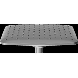 Mexen D-62  Palarie de  dus   20x20 cm, grafit - 79762-66