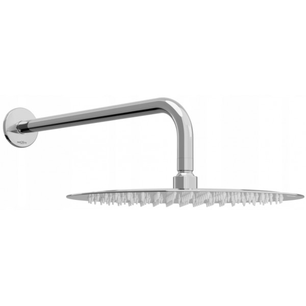Mexen Slim  Palarie de  dus   30 cm cu brat , chrom - 79230211-00
