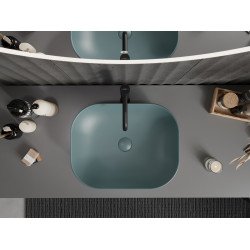 Mexen Rosa  Lavoar pe blat  50 x 40 cm  verde   mat - 21095048