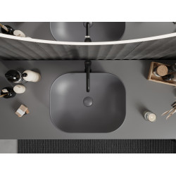 Mexen Rosa  Lavoar pe blat  50 x 40 cm,  gri  mat - 21095071