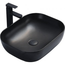 Mexen Rosa  Lavoar pe blat  50 x 40 cm,  negru mat - 21095085 Lavoar pe blat fara gaura beterie 467680 Mexen