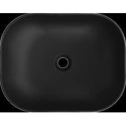 Mexen Rosa  Lavoar pe blat  50 x 40 cm,  negru mat - 21095085