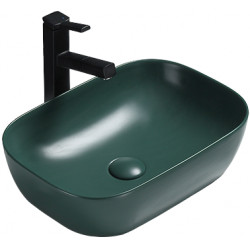Mexen Rita  Lavoar pe blat  45 x 32 cm,  verde  mat - 21084547 Lavoar pe blat fara gaura beterie 467680 Mexen