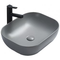 Mexen Rita  Lavoar pe blat  45 x 32 cm,  gri   mat - 21084561 Lavoar pe blat fara gaura beterie 467680 Mexen