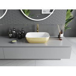 Mexen Rita  Lavoar pe blat  45 x 32 cm, alb/auriu  - 21084553