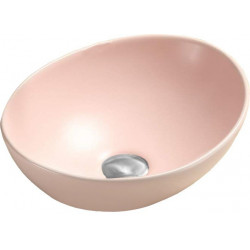 Mexen Elza  Lavoar pe blat  40 x 33 cm, roz  mat - 21014044 Lavoar pe blat fara gaura beterie 467680 Mexen