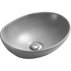 Mexen Elza  Lavoar pe blat  40 x 33 cm,  gri   mat - 21014061 Lavoar pe blat fara gaura beterie 467680 Mexen