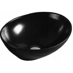 Mexen Elza  Lavoar pe blat  40 x 33 cm,  negru - 21014070 Lavoar pe blat fara gaura beterie 467680 Mexen