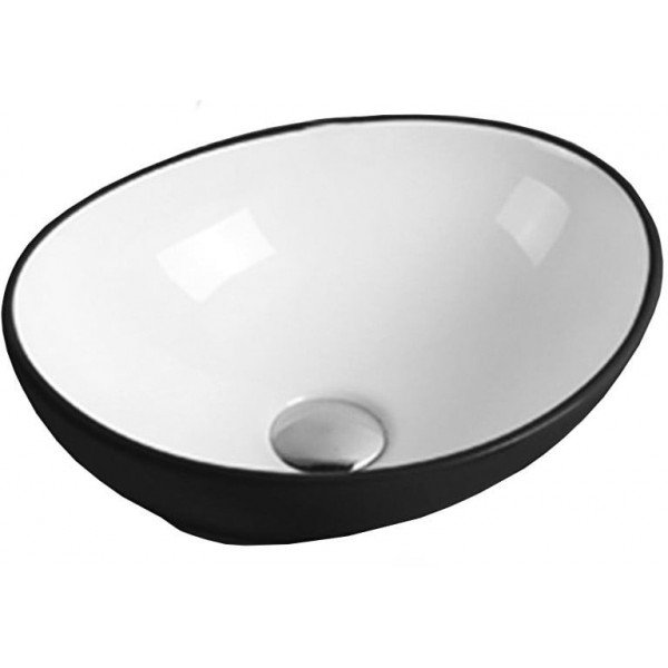 Mexen Elza  Lavoar pe blat  40 x 33 cm, alb/ negru - 21014075