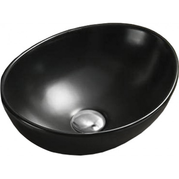 Mexen Elza  Lavoar pe blat  40 x 33 cm,  negru mat - 21014085