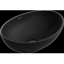 Mexen Elza  Lavoar pe blat  40 x 33 cm,  negru mat - 21014085 Lavoar pe blat fara gaura beterie 467680 Mexen