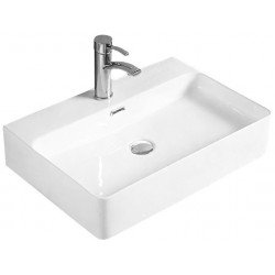 Mexen Lara  Lavoar pe blat  60 x 42 cm,  alb - 21166000 Lavoar pe blat fara gaura beterie 467680 Mexen