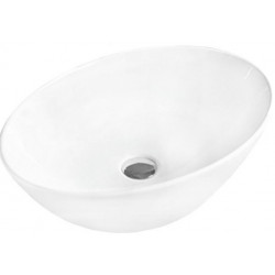 Mexen Marina  Lavoar pe blat  56 x 38 cm,  alb - 21195600 Lavoar pe blat fara gaura beterie 467680 Mexen