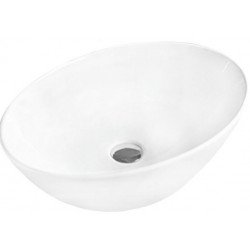 Mexen Marina  Lavoar pe blat  56 x 38 cm,  alb - 21195600 Lavoar pe blat fara gaura beterie 467680 Mexen