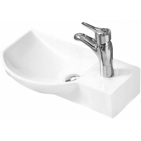 Mexen Hugo  Lavoar pe blat  stanga 45 x 24 cm,  alb - 21254500L