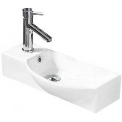 Mexen Hugo  Lavoar pe blat   dreapta 50 x 23 cm,  alb - 21255000R Lavoar pe blat fara gaura beterie 467680 Mexen