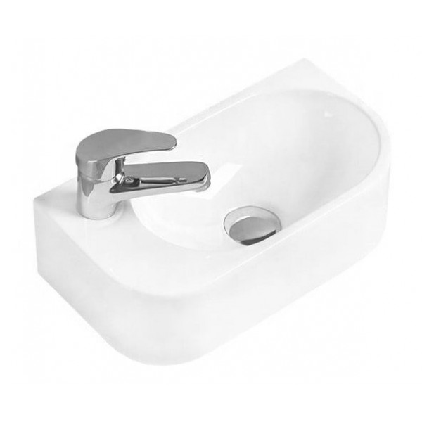 Mexen Viera  Lavoar pe blat  stanga 40 x 21 cm,  alb - 21274000L