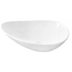 Mexen Lorena  Lavoar pe blat  53 x 41 cm,  alb - 21295300 Lavoar pe blat fara gaura beterie 467680 Mexen