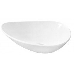 Mexen Lorena  Lavoar pe blat  53 x 41 cm,  alb - 21295300 Lavoar pe blat fara gaura beterie 467680 Mexen