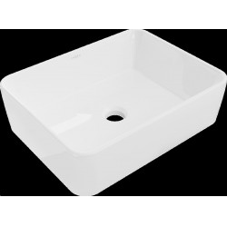 Mexen Catia  Lavoar pe blat  48 x 37 cm,  alb - 21314800 Lavoar pe blat fara gaura beterie 467680 Mexen