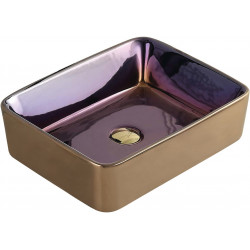 Mexen Catia  Lavoar pe blat  48 x 37 cm,  violet - 21314855 Lavoar pe blat fara gaura beterie 467680 Mexen