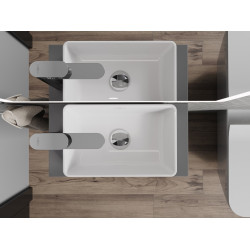 Mexen Nadia  Lavoar pe blat  36 x 23 cm,  alb - 21613600