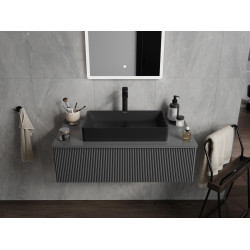 Mexen Nadia  Lavoar pe blat  60 x 35 cm,  negru mat - 21616085