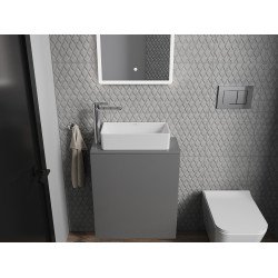 Mexen Nadia  Lavoar pe blat  46 x 23 cm,  alb - 21614600