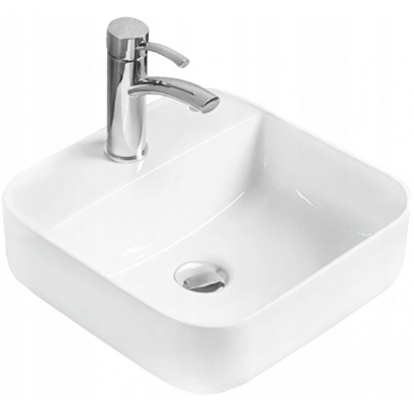 Mexen Silvia  Lavoar pe blat  39 x 39 cm,  alb - 21863900