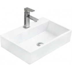 Mexen Paula  Lavoar pe blat  53 x 36 cm,  alb - 21935300 Lavoar pe blat fara gaura beterie 467680 Mexen