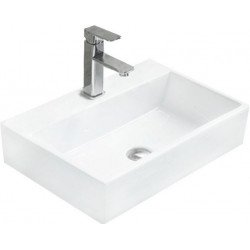 Mexen Paula  Lavoar pe blat  53 x 36 cm,  alb - 21935300 Lavoar pe blat fara gaura beterie 467680 Mexen